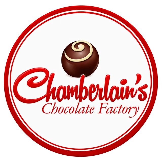 Chamberlain's Chocolate Factory and Cafe logo