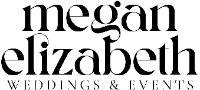 Megan Elizabeth Weddings and Events logo