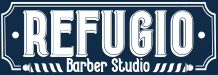 Refugio Barber Studio logo