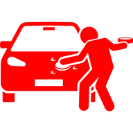 70s Hand Car Wash and car Detail logo
