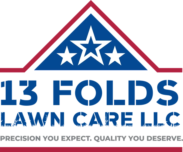 13 Folds Lawncare logo