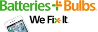 Batteries Plus & We Fix It Phone Repair logo