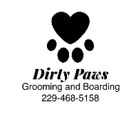 Dirty Paws Grooming and Boarding logo