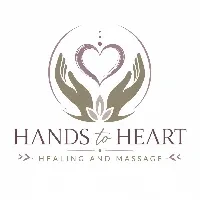 Hands to Heart Healing and Massage by Kelly Mathis logo