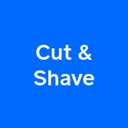 Cut & Shave Barber Shop logo