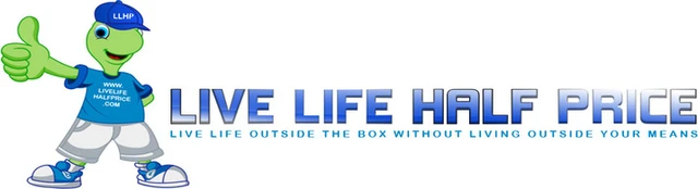 Live Life Half Price Gives logo