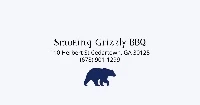 Smoking Grizzly BBQ logo