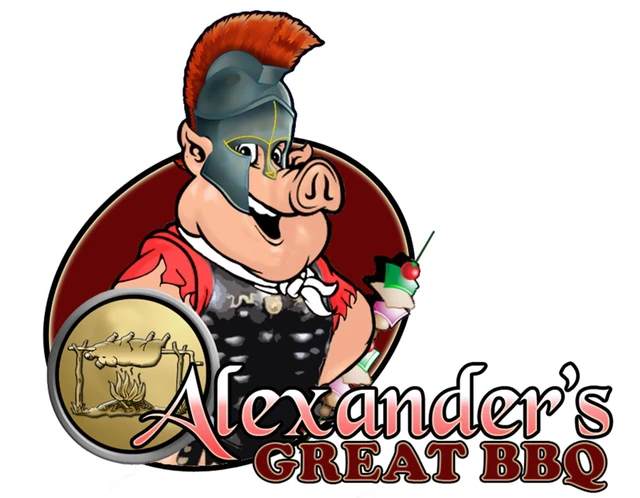 Alexander's Great BBQ logo