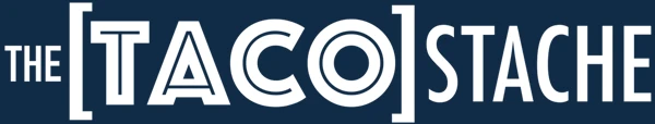 The Taco Stache logo
