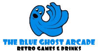 The Blue Ghost Arcade logo
