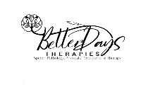Better Days Therapies of Augusta logo