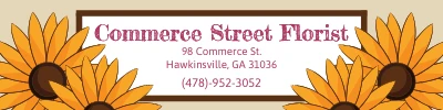 Commerce Street Florist logo