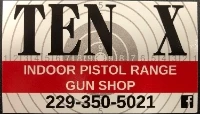 Ten X Indoor Pistol Range logo