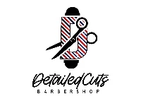 Detailed Cuts Barbershop logo