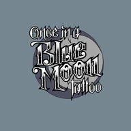 Once in a Blue Moon Tattoo logo
