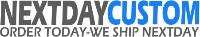 Next Day Custom logo