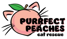 Purrfect Peaches Cat Rescue logo