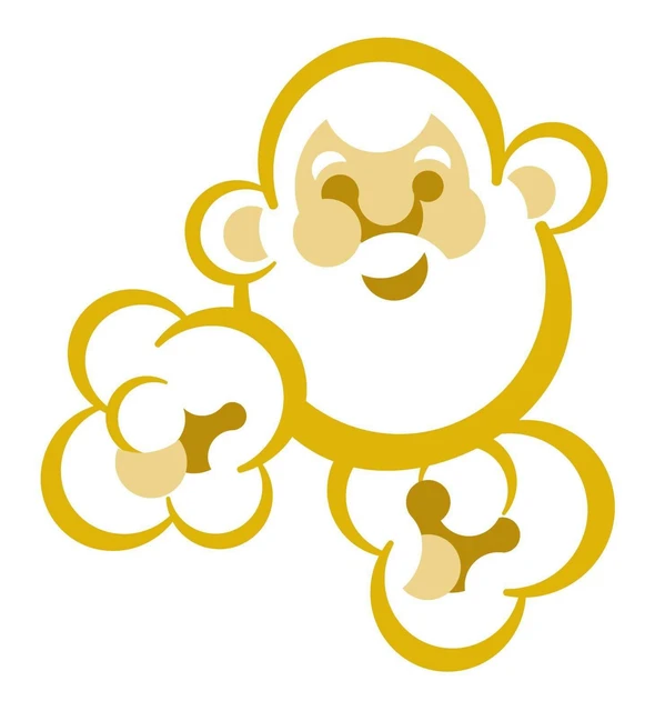 Poppa Corn's Gourmet Popcorn logo