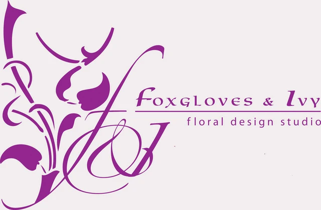 Foxgloves & Ivy Floral Design Studio logo